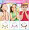 Girls Charm Bracelet Making Kit - Kids Unicorn Jewelry Supplies Make Set DIY Art Craft Set Birthday Gifts for 3 4 5 6 7 8 Year Old Girl Toys Age 6-8